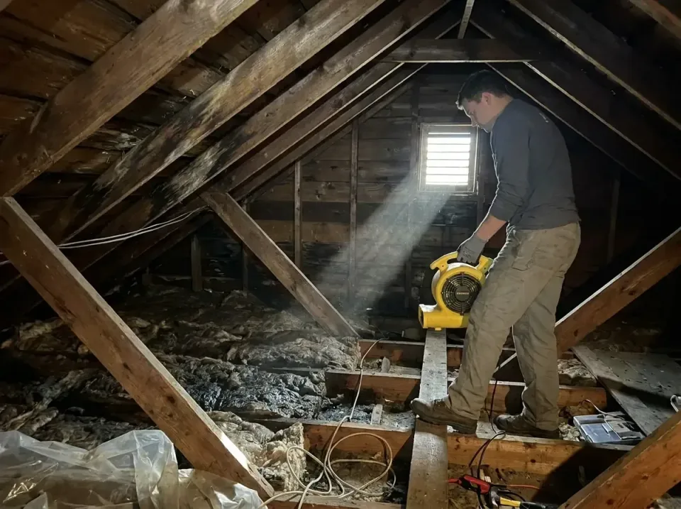 attic-water-damage-drying-proc-007 — frequently asked questions, Emergency Water Extraction & 24/7 Flood Response in Lutcher…